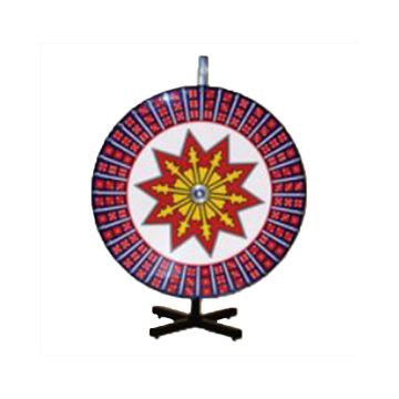 42" Big 6 Dice Wheel with Table Stand